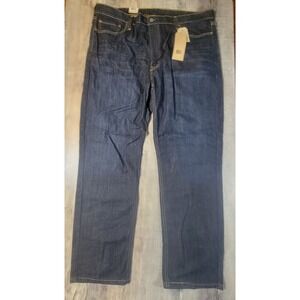 Levis 541 Athletic Taper Stretch Mens 40x32 Dark Blue Denim Jeans NWT New